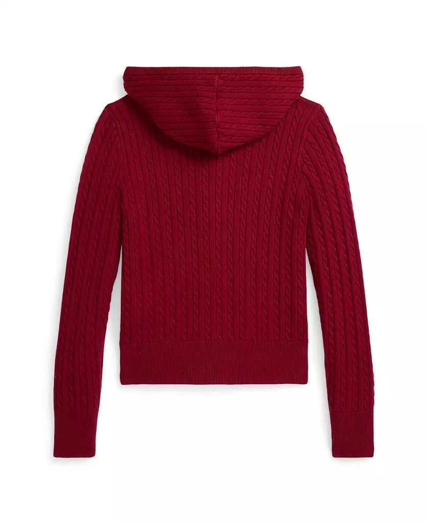 商品Ralph Lauren|Girls 7-16 Long-Sleeve Polo Bear Full-Zip Sweater,价格¥584,第2张图片详细描述