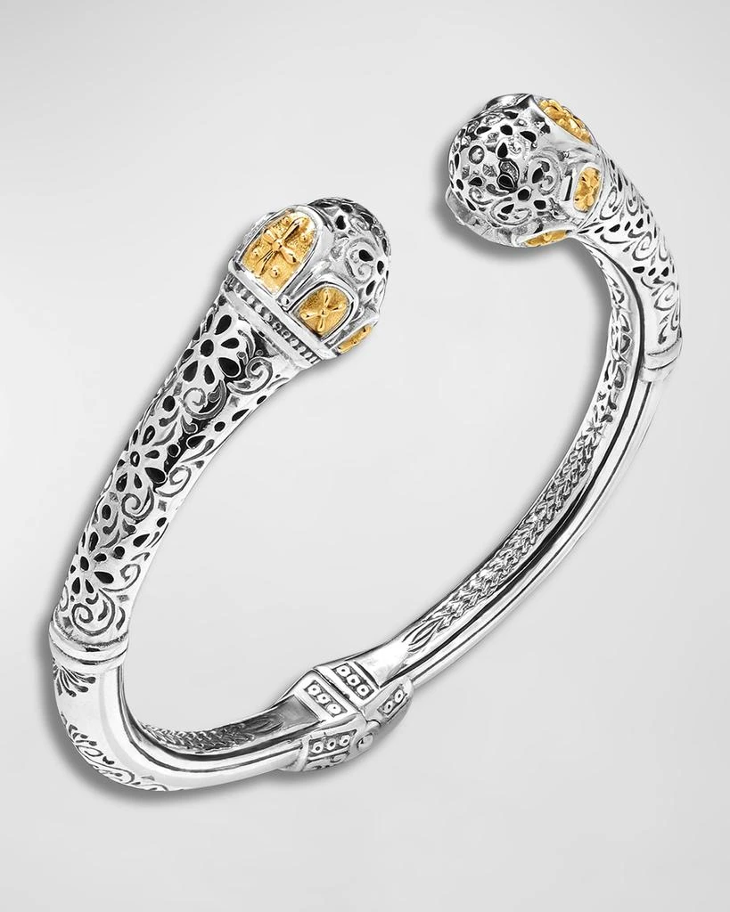 商品Konstantino|Dome Sterling Silver and 18K Gold Bracelet,价格¥7698,第1张图片