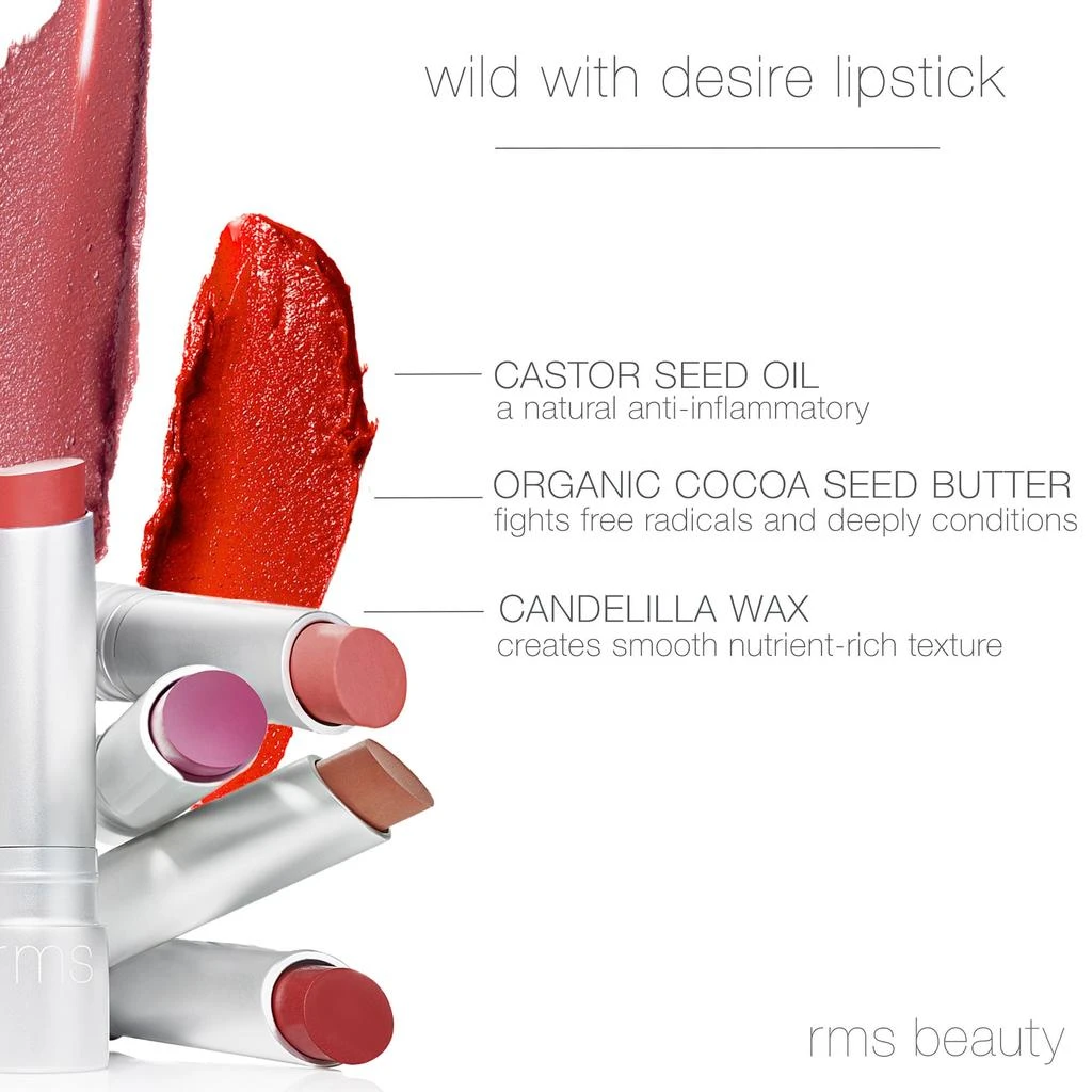 商品RMS Beauty|Wild With Desire Lipstick,价格¥61,第4张图片详细描述