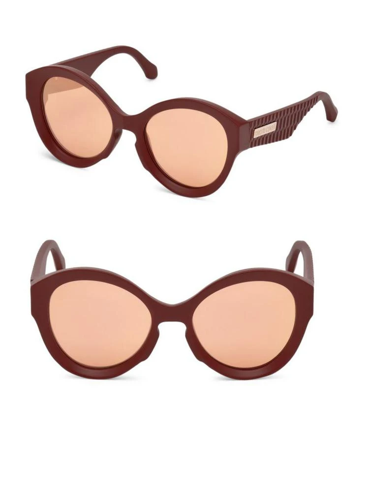商品Roberto Cavalli|Oversized Injected Cat Eye Sunglasses/58MM,价格¥2638,第1张图片