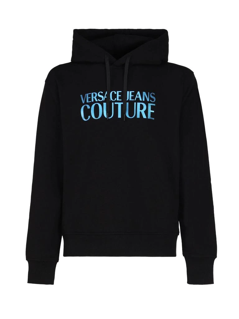 商品Versace|Versace Jeans Couture Logo Printed Drawstring Hoodie,价格¥1738,第1张图片