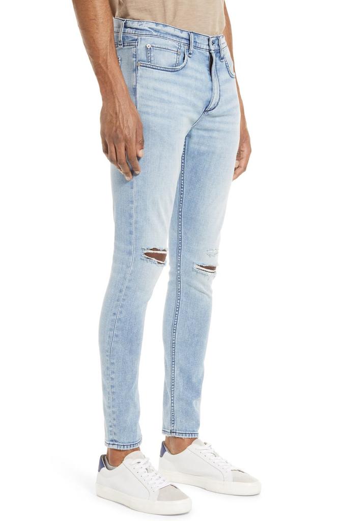 Men's Fit 1 Aero Ripped Stretch Skinny Jeans商品第3张图片规格展示