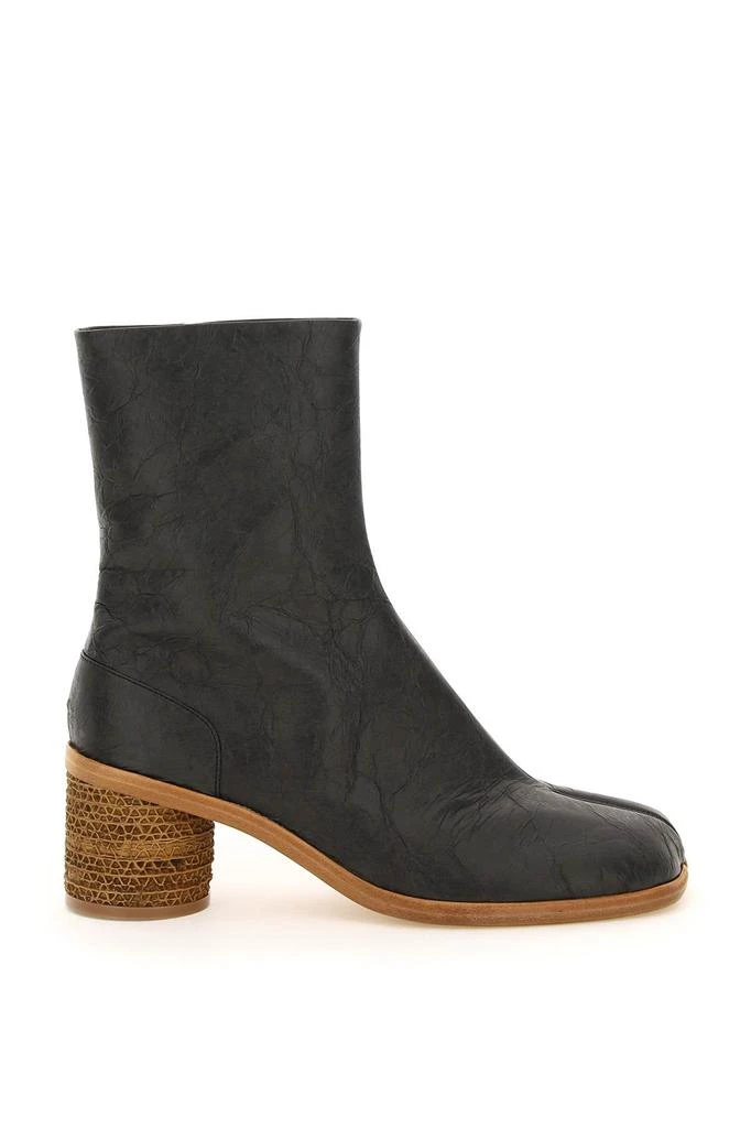 商品MAISON MARGIELA|Maison margiela faux leather tabi ankle boots,价格¥4838,第1张图片