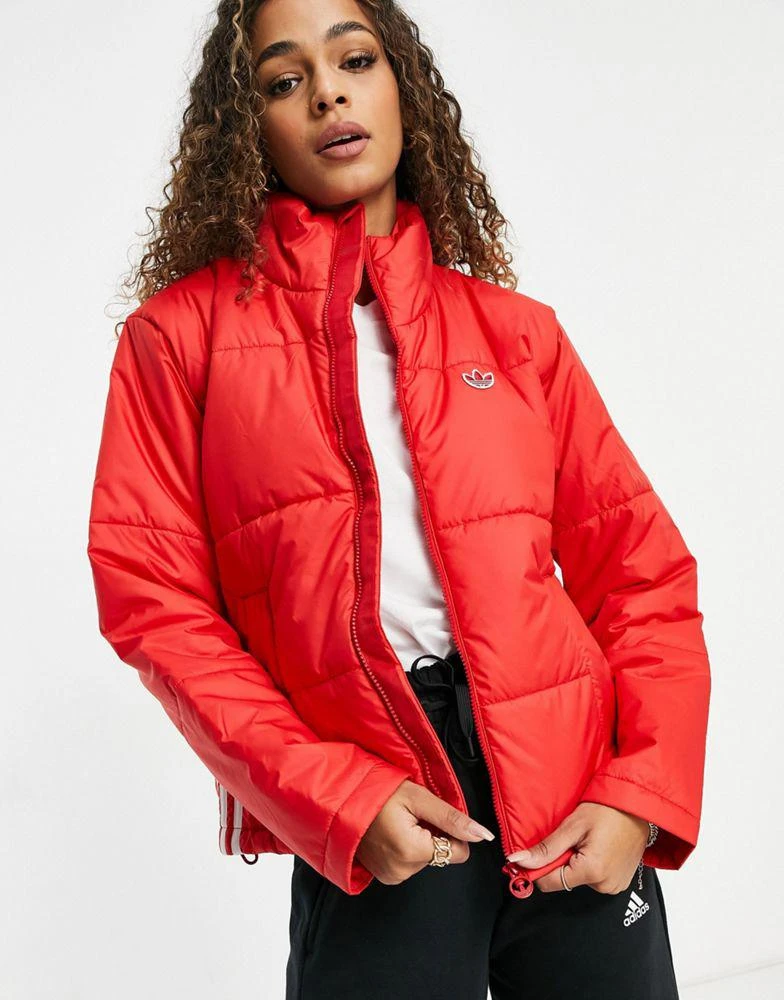 商品Adidas|adidas Originals short puffer jacket in red,价格¥332,第1张图片
