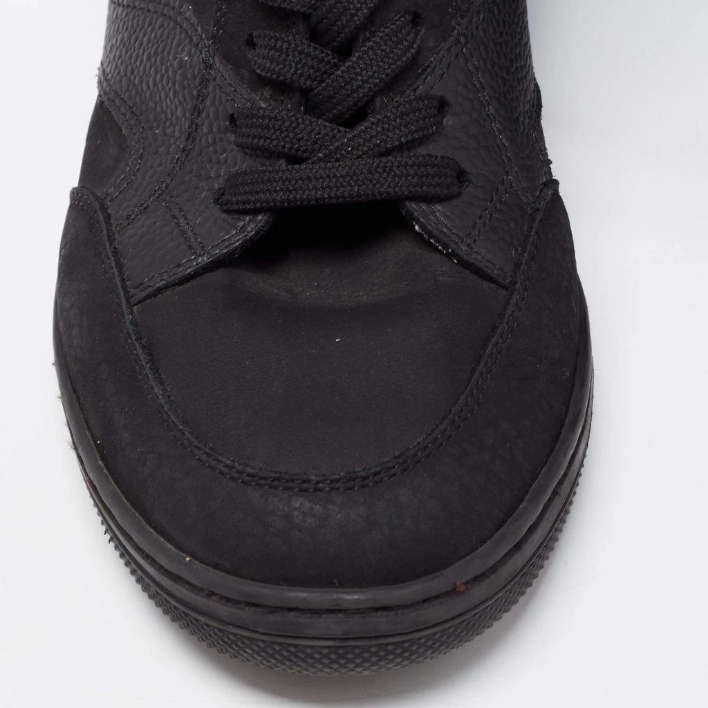 Louis Vuitton Black Monogram Empreinte Suede and Leather High-Top Sneakers Size 37.5 商品
