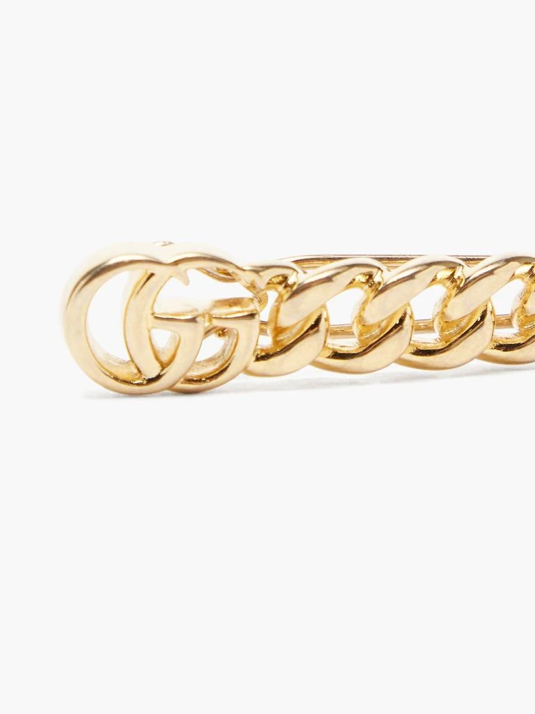 商品Gucci|GG-Marmont curb-link chain hair clip,价格¥3458,第2张图片详细描述