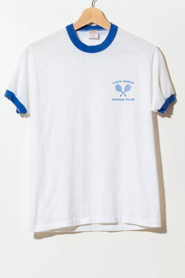 商品Urban Outfitters|Vintage 1980s Distressed Made in USA Ringer Tennis T-Shirt,价格¥632,第3张图片详细描述