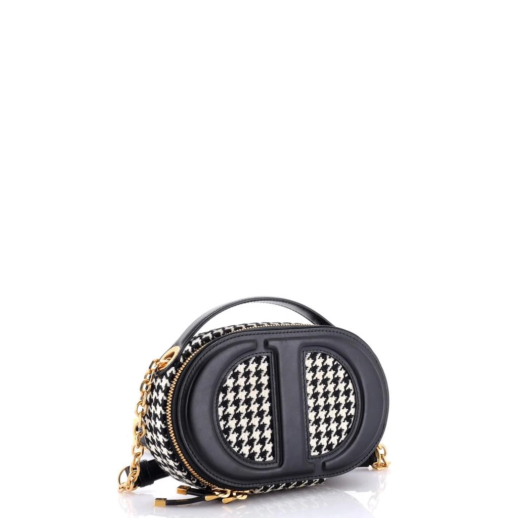 商品[二手商品] Dior|CD Signature Oval Camera Bag Houndstooth Canvas and Leather,价格¥16567,第2张图片详细描述