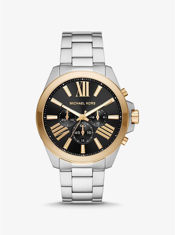商品Michael Kors|Oversized Wren Two-Tone Watch,价格¥1240,第1张图片