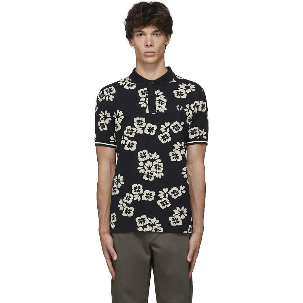 商品Fred Perry|Floral Print Polo Shirt,价格¥726,第1张图片