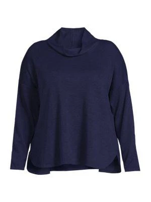 商品Max Studio|Plus Cowlneck Sweater,价格¥72,第3张图片详细描述