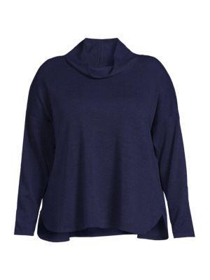 商品Max Studio|Plus Cowlneck Sweater,价格¥224,第5张图片详细描述