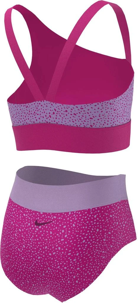 商品NIKE|Nike Girls' Asymmetrical Top and High Waist Swimsuit,价格¥148,第2张图片详细描述