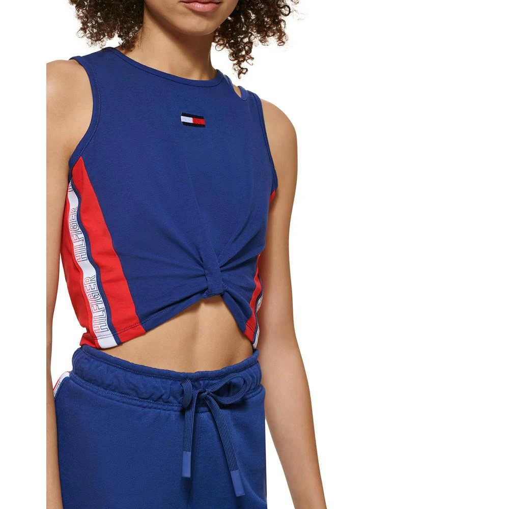 商品Tommy Hilfiger|Women's Cropped Twist-Hem Tank Top,价格¥88,第4张图片详细描述