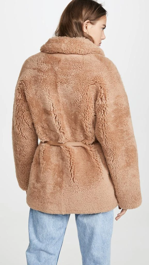 商品Yves Salomon|YVES SALOMON - METEO Teddy Shearling Jacket,价格¥4301,第3张图片详细描述