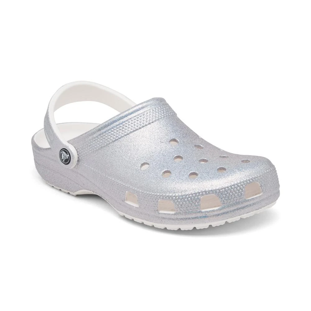 商品Crocs|Women's Classic Glitter Clogs from Finish Line,价格¥338,第1张图片