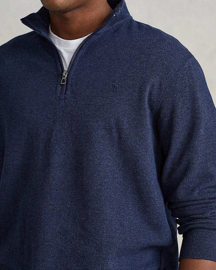 商品Ralph Lauren|Double Knit Quarter Zip Pullover,价格¥437,第5张图片详细描述