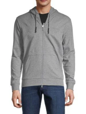 商品Armani|Stretch-Cotton Hoodie,价格¥517,第1张图片