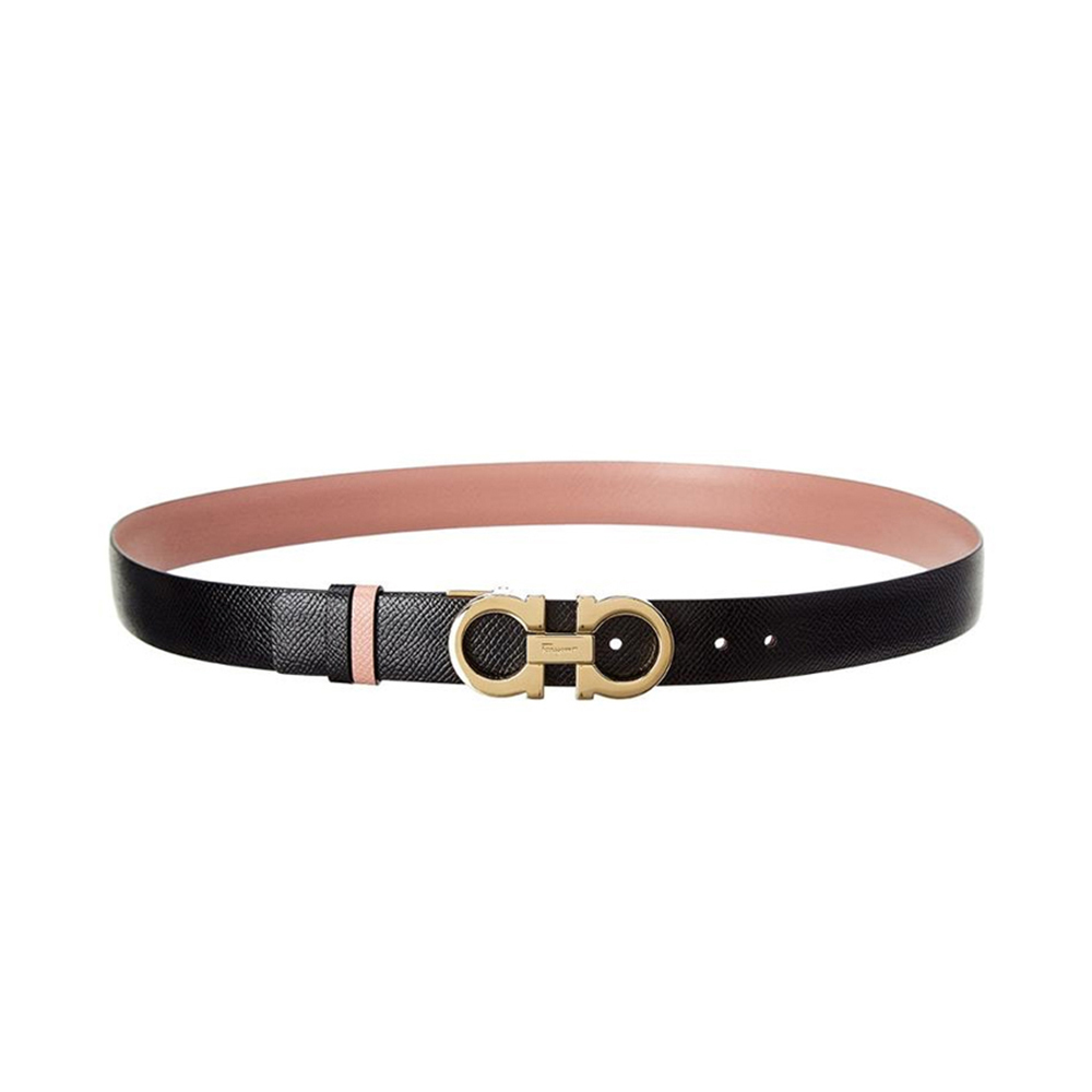 Salvatore Ferragamo 菲拉格慕 女士桃红色小牛皮腰带 698660【包装随机，部分无包装盒】商品第3张图片规格展示