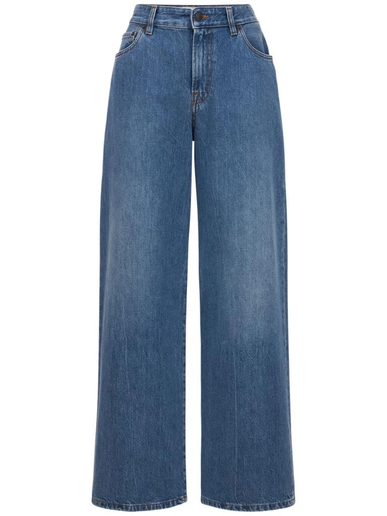 商品The Row|Egli Cotton Denim Wide Leg Jeans,价格¥6050,第1张图片