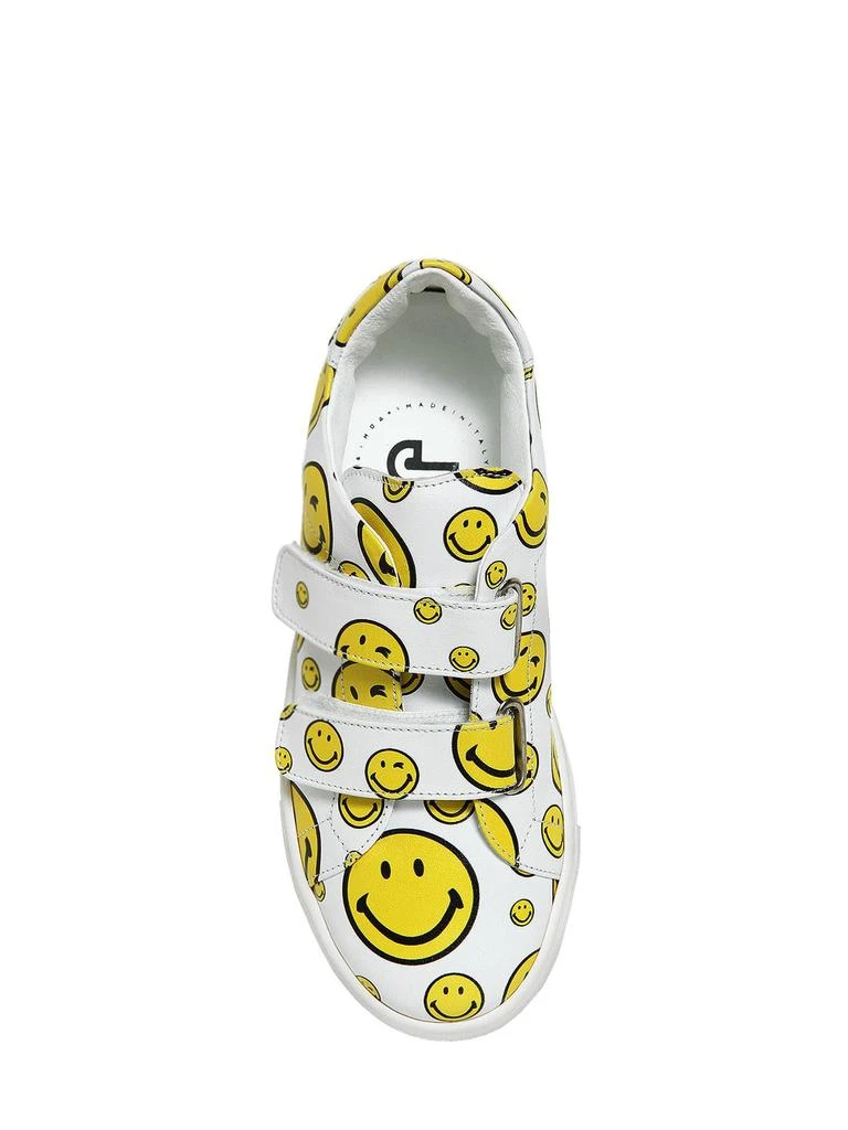 商品Joshua Sanders|Smile Nappa Leather Strap Sneakers,价格¥1421,第3张图片详细描述