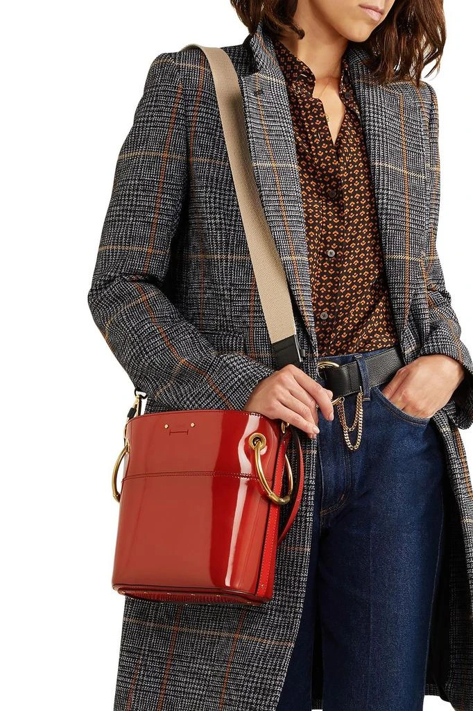 商品Chloé|Roy small glossed-leather 水桶包,价格¥7725,第2张图片详细描述