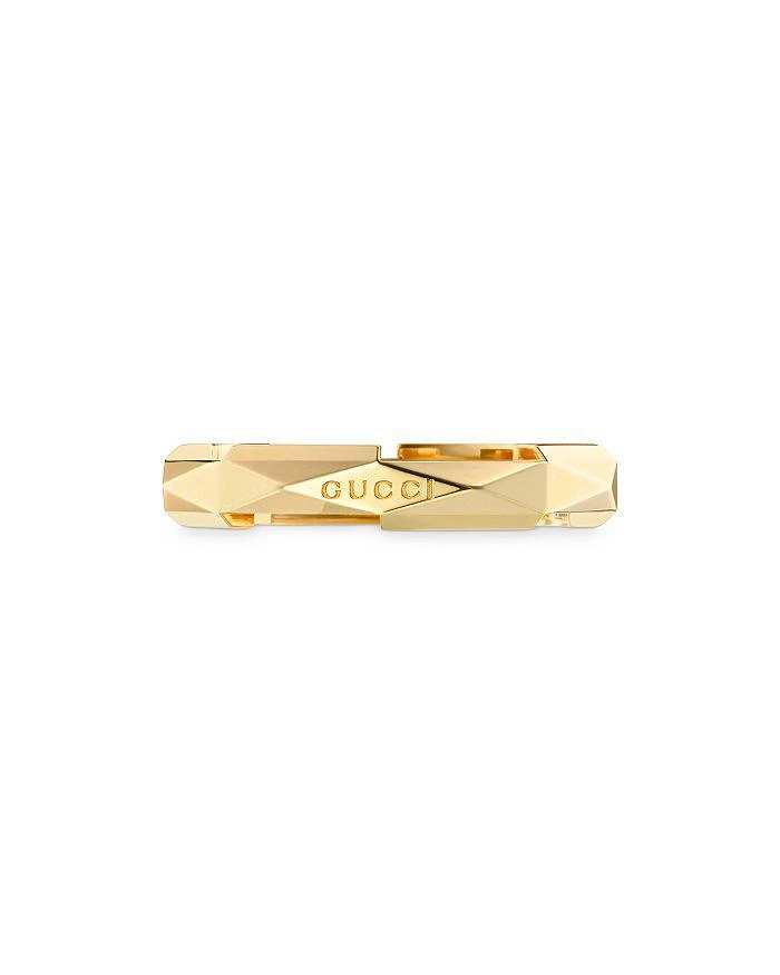 商品Gucci|18K Yellow Gold Link To Love Stud Ring,价格¥12101,第3张图片详细描述