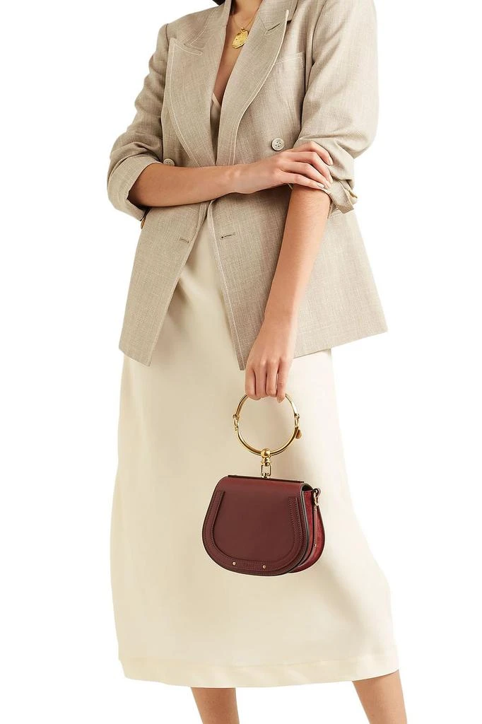 商品Chloé|Nile Bracelet small leather and suede 单肩包,价格¥6907,第2张图片详细描述
