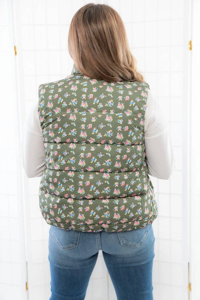 商品TCEC|Tcec - Floral Puffer Vest,价格¥457,第2张图片详细描述