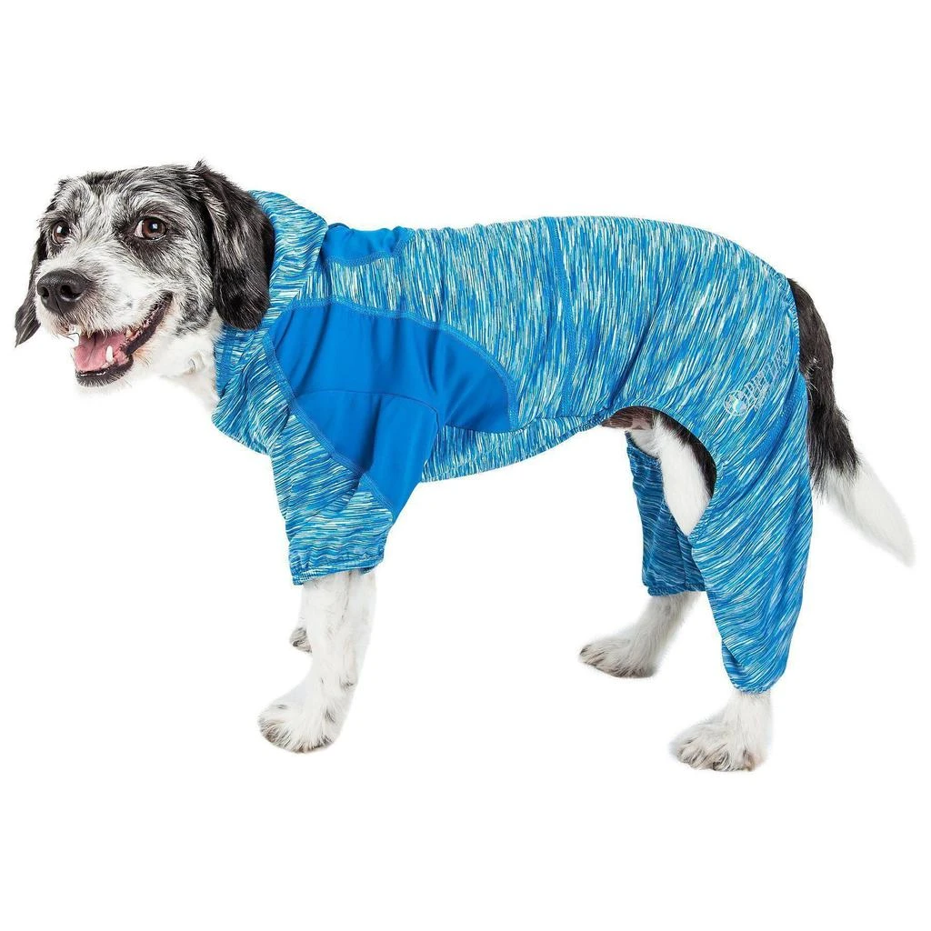 商品Pet Life|Pet Life  Active 'Downward Dog' 4-Way-Stretch Fitness Yoga Dog Tracksuit Hoodie,价格¥320,第1张图片