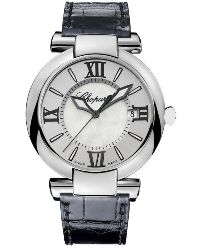 Chopard Imperiale Automatic 40mm Silver Dial Black Leather Strap Women's Watch 388531-3009商品第1张图片规格展示