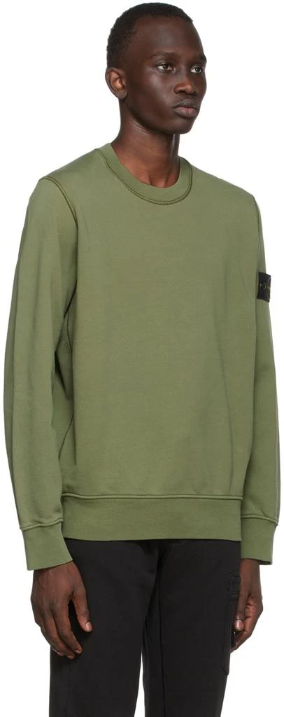 商品Stone Island|Green Classic Sweatshirt,价格¥1527,第2张图片详细描述