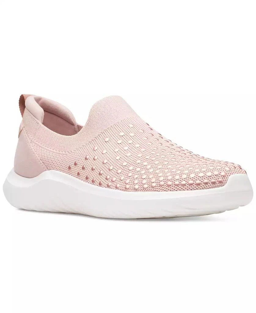 商品Clarks|Women's Nova Grove Slip-On Studded Sneakers,价格¥708,第1张图片