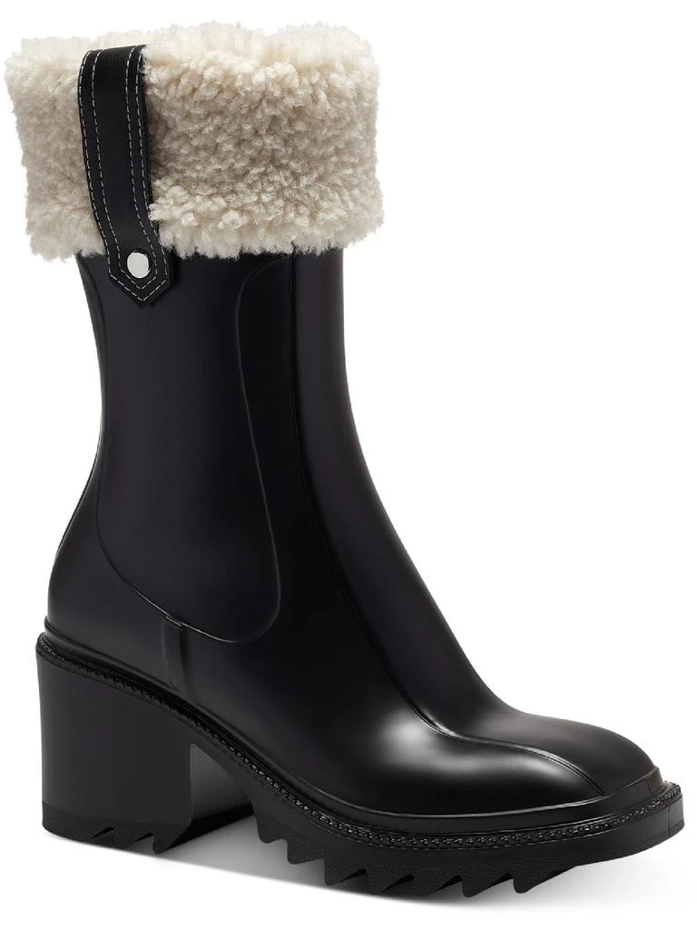 商品INC International|Eddiie 2 Womens Faux Shearling Mid-Calf Rain Boots,价格¥262,第4张图片详细描述