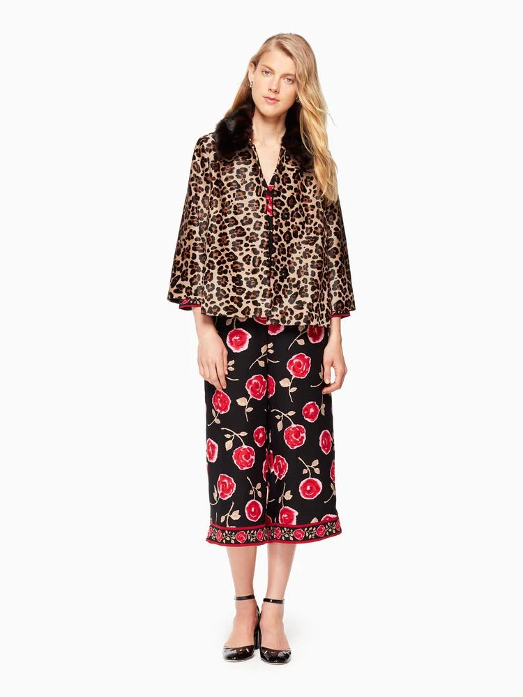 商品Kate Spade|leopard-print pony hair jacket,价格¥10104,第2张图片详细描述