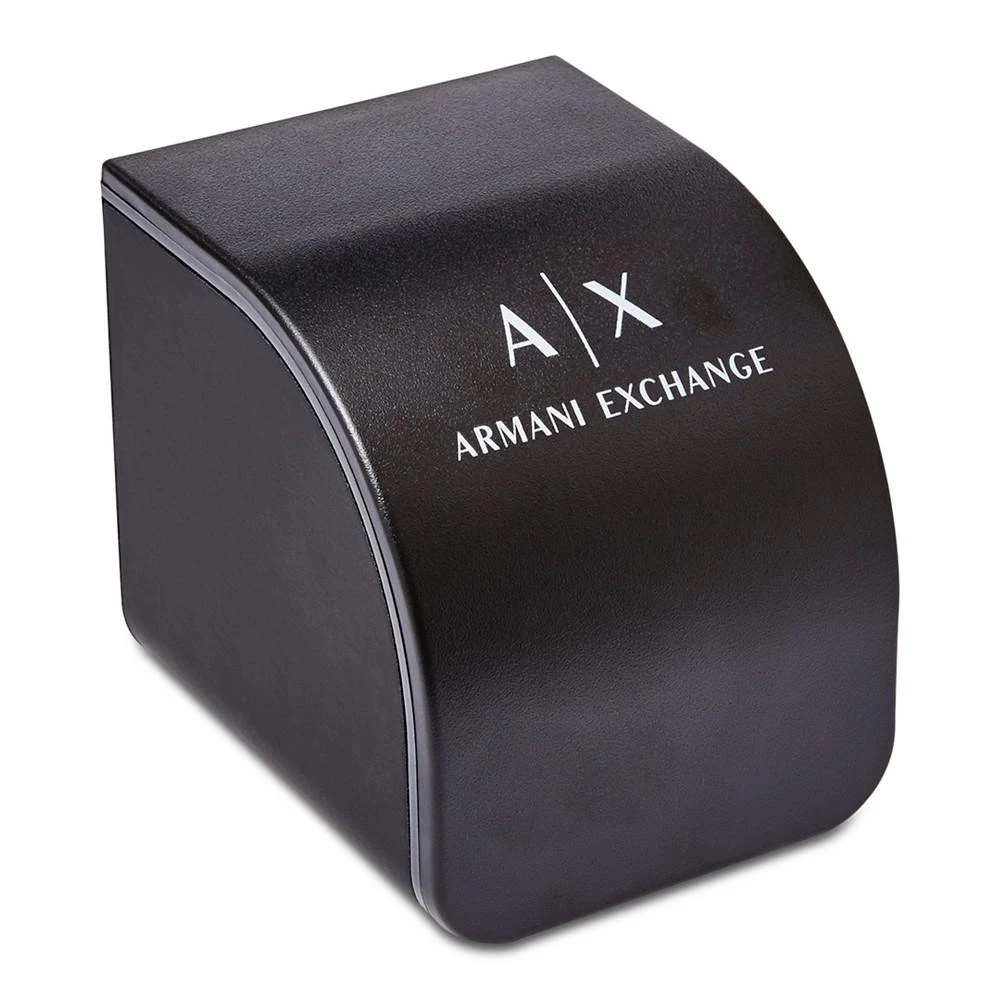 商品Armani Exchange|Men's Chronograph Hampton White Silicone Strap Watch 46mm,价格¥1055,第4张图片详细描述