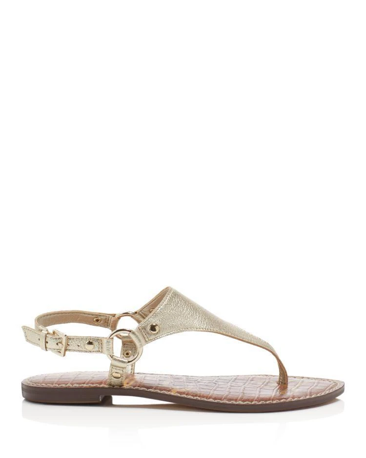 商品Sam Edelman|Greta Metallic Thong Sandals,价格¥644,第2张图片详细描述