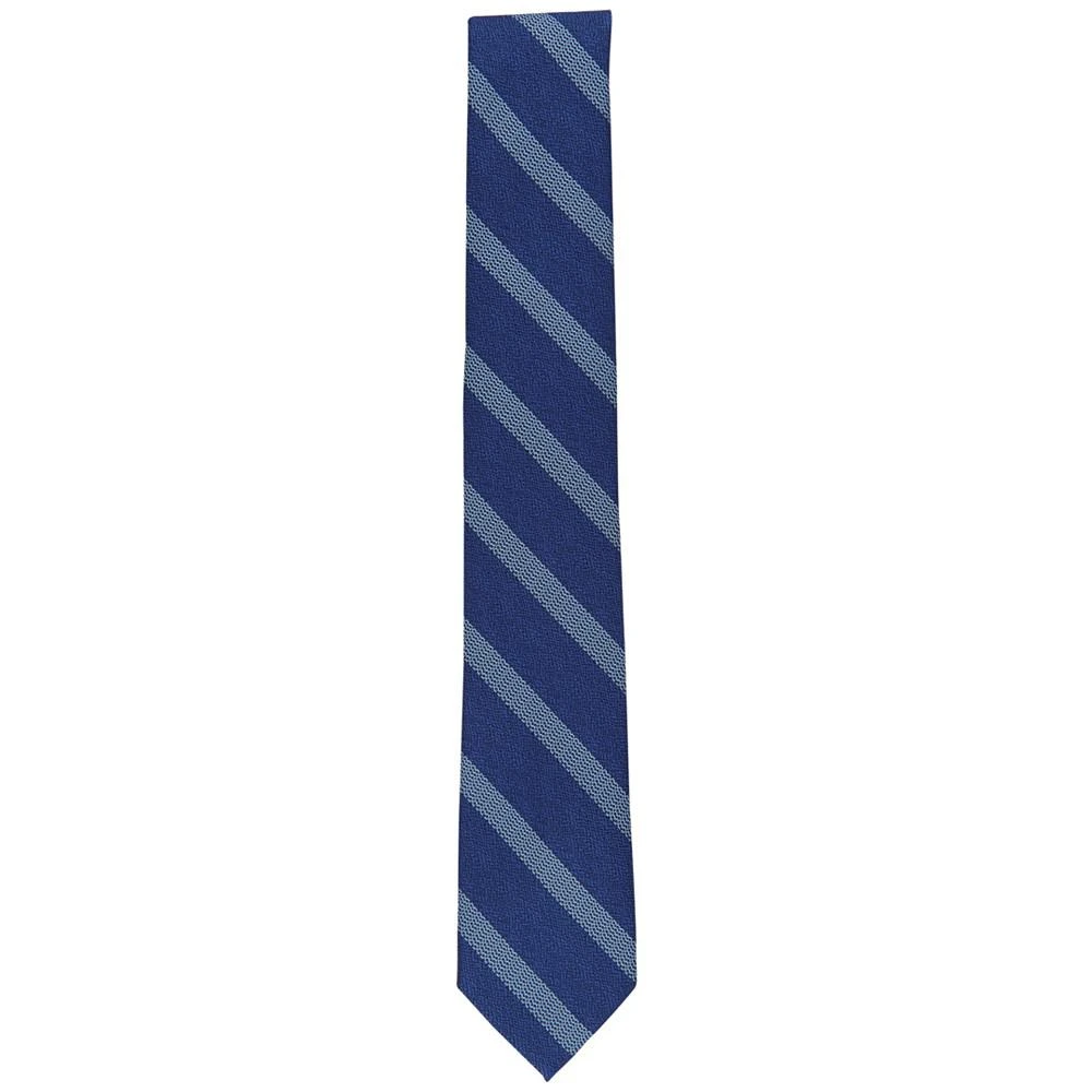 商品Bar III|Men's Mellini Skinny Textured Stripe Tie, Created for Macy's,价格¥165,第2张图片详细描述