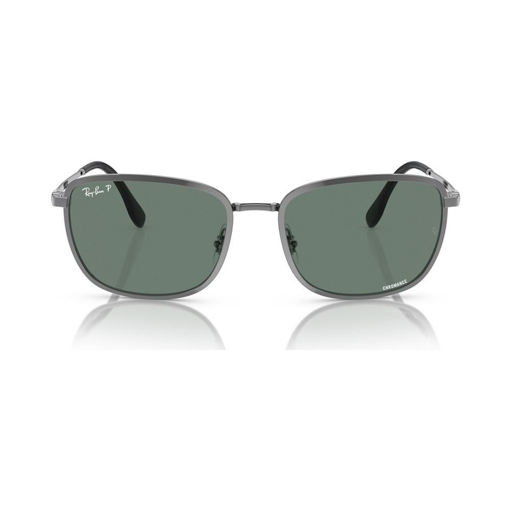 商品Ray-Ban|Men's Polarized Sunglasses, RB3705 Chromance,价格¥1769,第4张图片详细描述