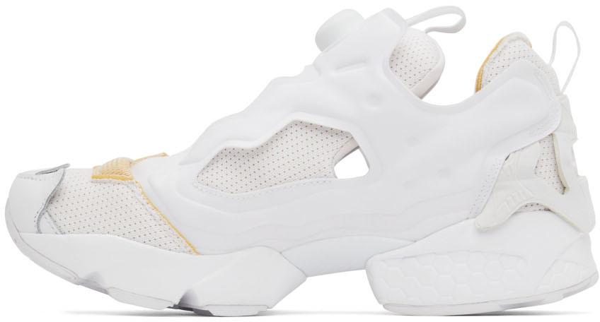 White Reebok Classics Edition Instapump Fury Memory Of Sneakers商品第3张图片规格展示