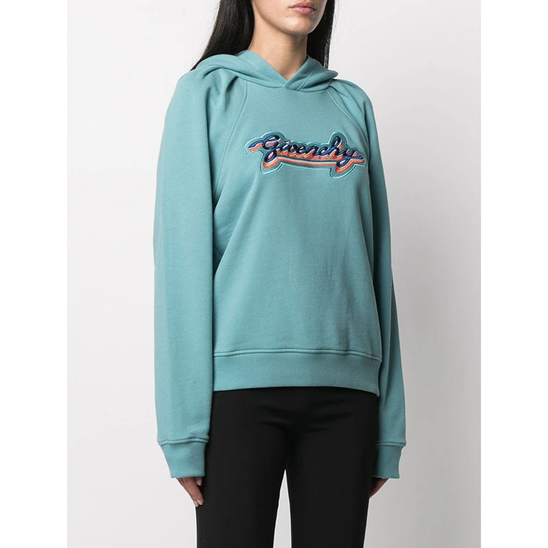 GIVENCHY 纪梵希 女士蓝色卫衣/帽衫 BWJ01U3Z4V-468 商品