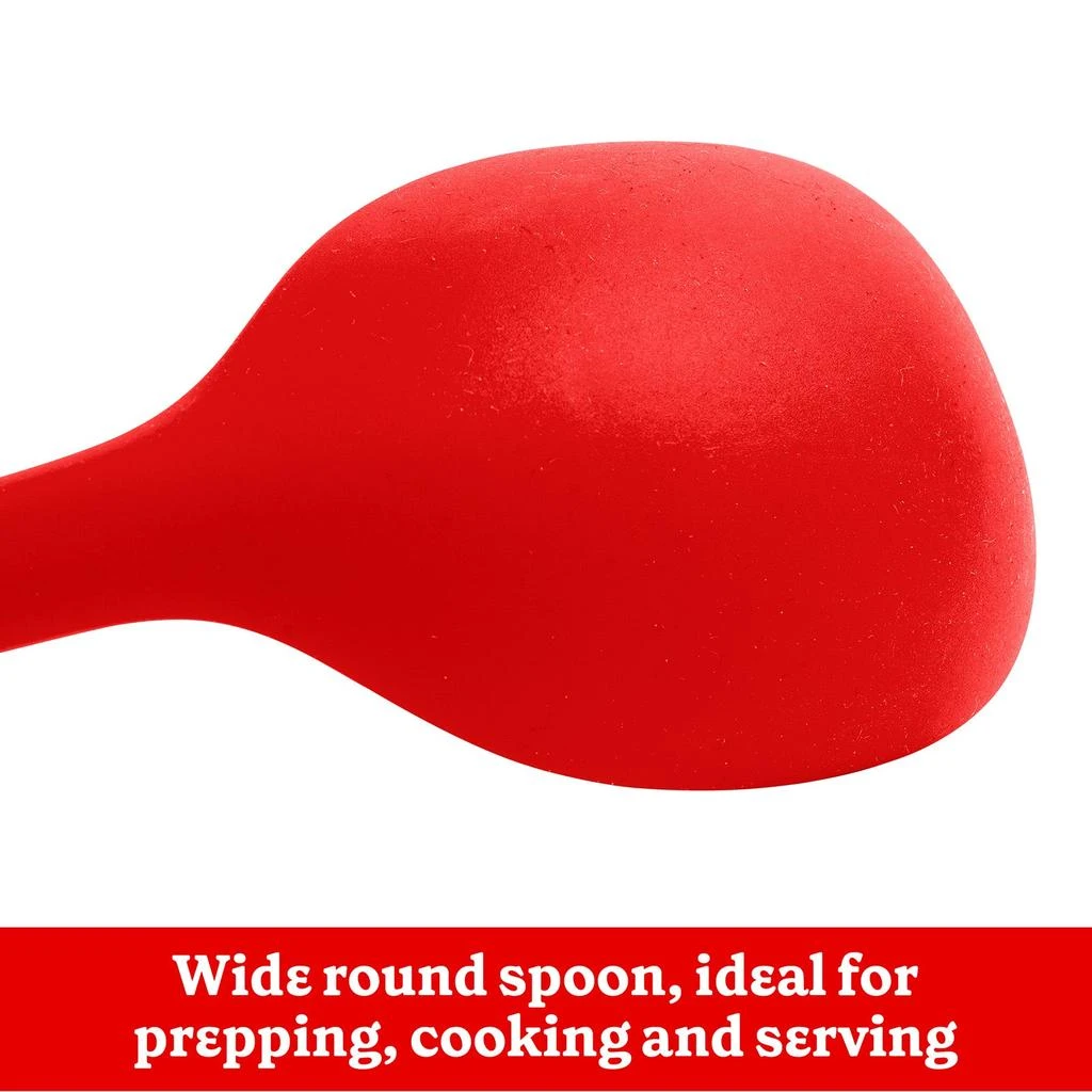 商品Betty Crocker|Silicone 13 Inch Spoon, Red,价格¥112,第2张图片详细描述