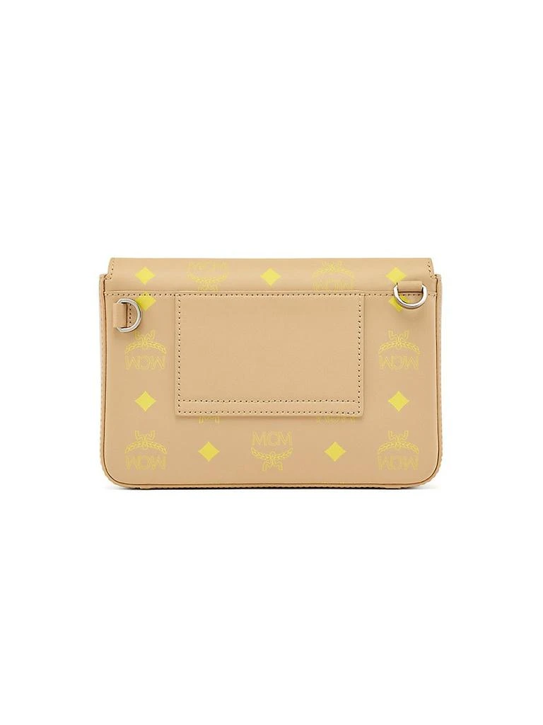 商品MCM|Small Color Splash Logo Leather Crossbody Bag,价格¥3427,第3张图片详细描述