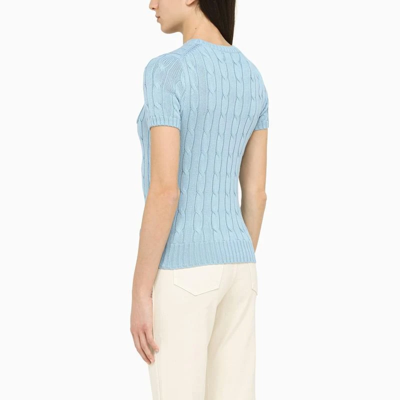 商品Ralph Lauren|Blue top in knit,价格¥1185,第3张图片详细描述