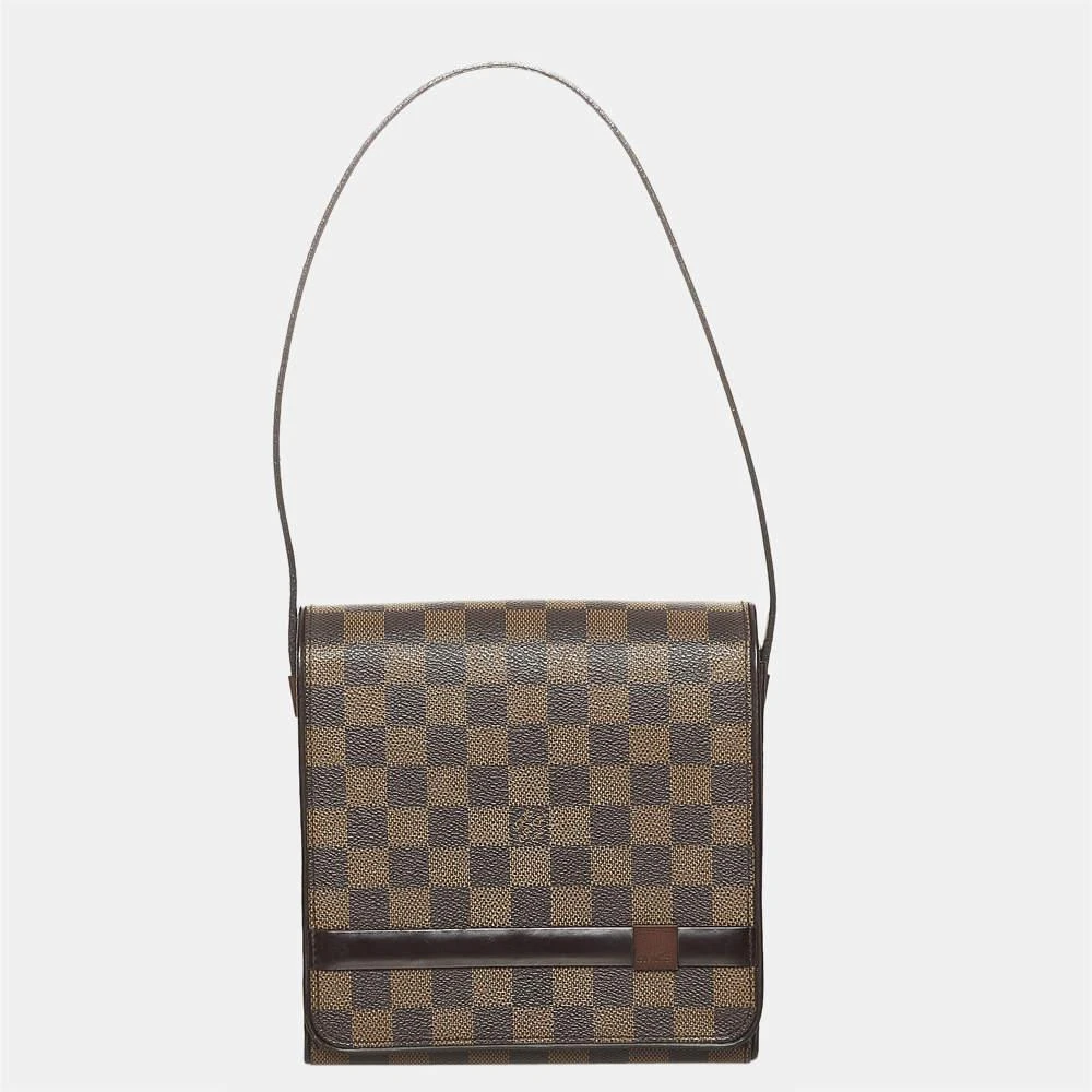 商品[二手商品] Louis Vuitton|Louis Vuitton Brown Damier Ebene Tribeca Mini,价格¥7098,第1张图片