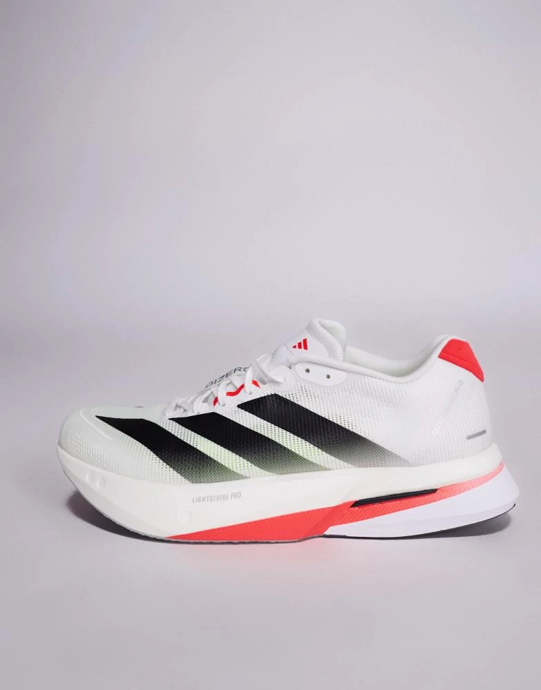 商品Adidas|adidas Running Adizero Boston 13 in white black and red,价格¥1443,第2张图片详细描述
