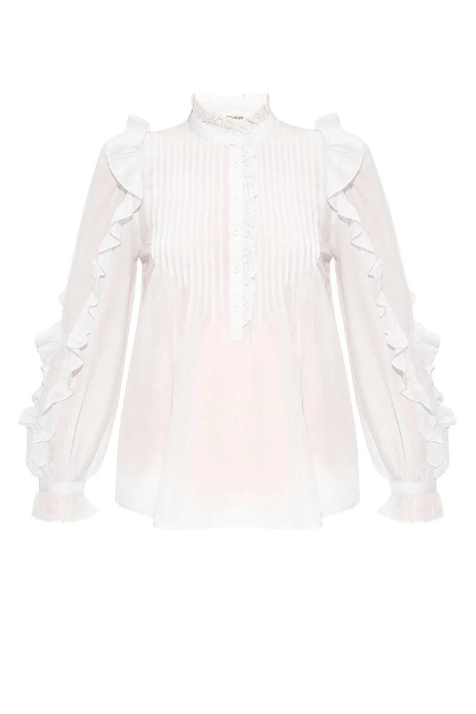 商品Zadig&Voltaire|Zadig & Voltaire Timmy Tomboy Ruffle Blouse,价格¥1932,第1张图片