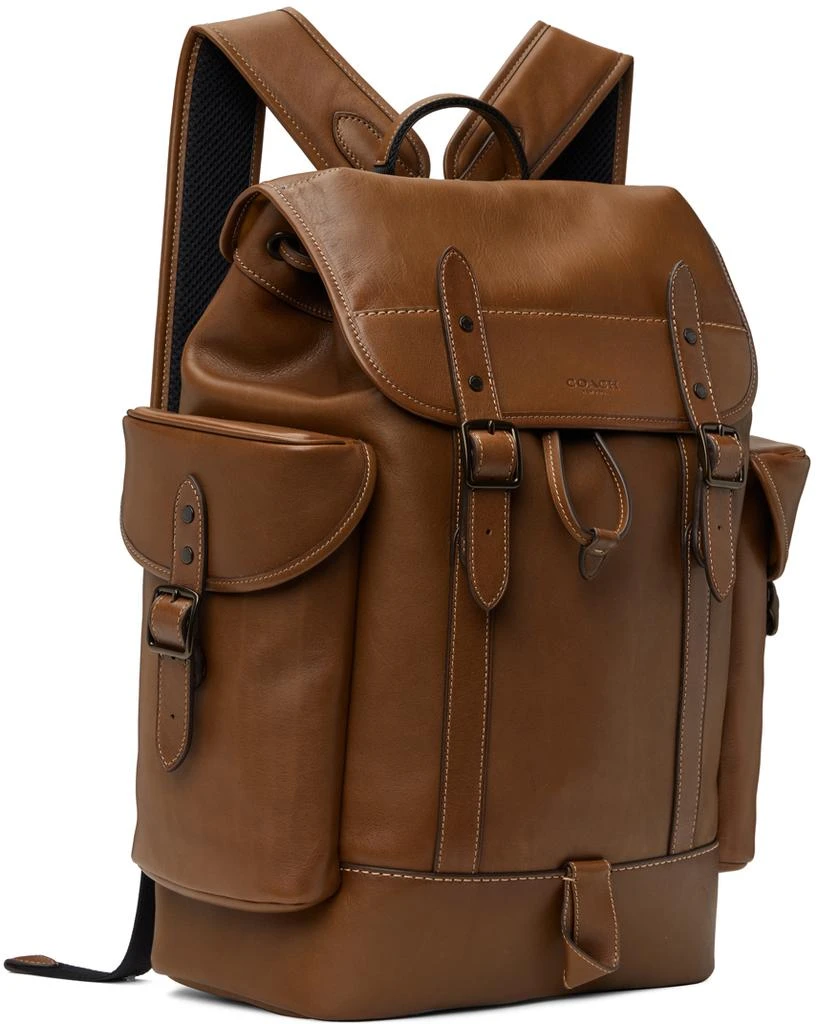 商品Coach|Tan Hitch Backpack,价格¥7499,第2张图片详细描述