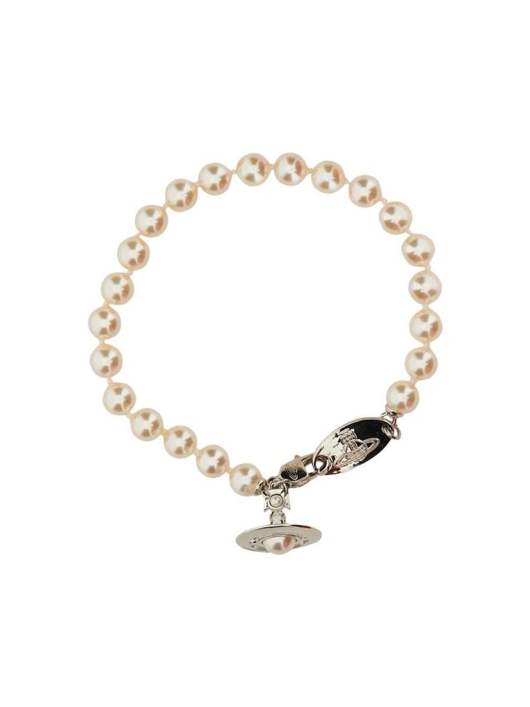 商品[国内直发] Vivienne Westwood|ORB LOGO BRACELET,价格¥1000,第1张图片