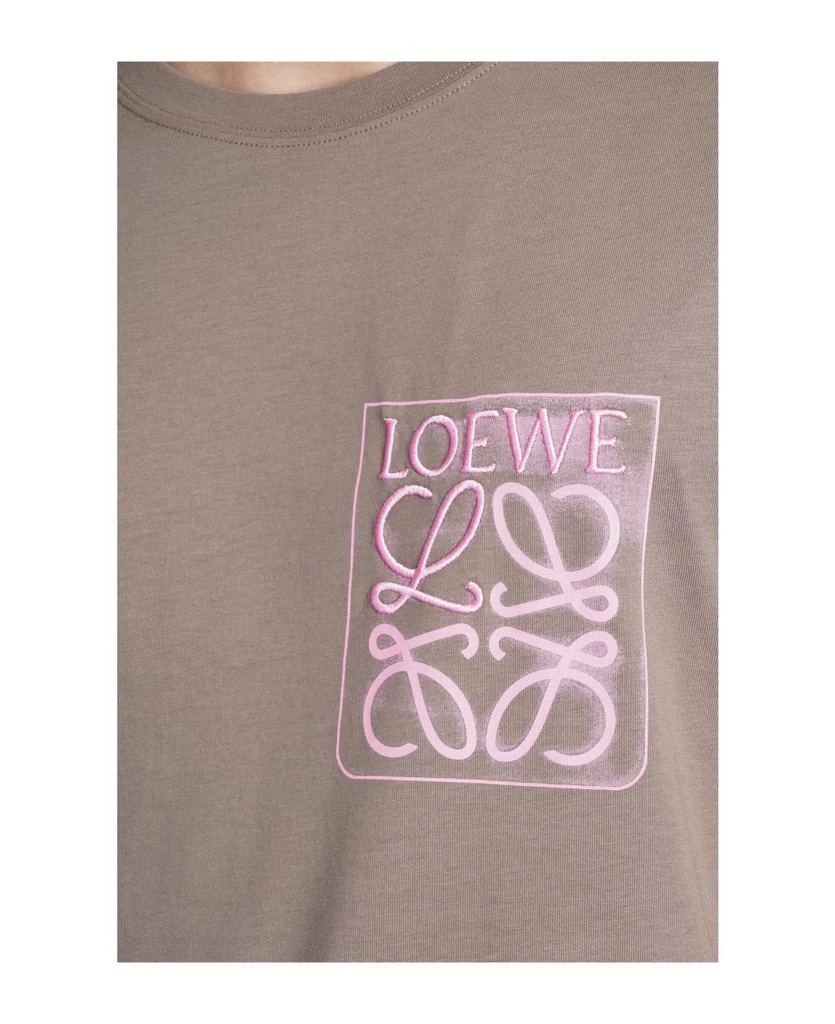 商品Loewe|T-shirt In Grey Cotton,价格¥2791,第5张图片详细描述